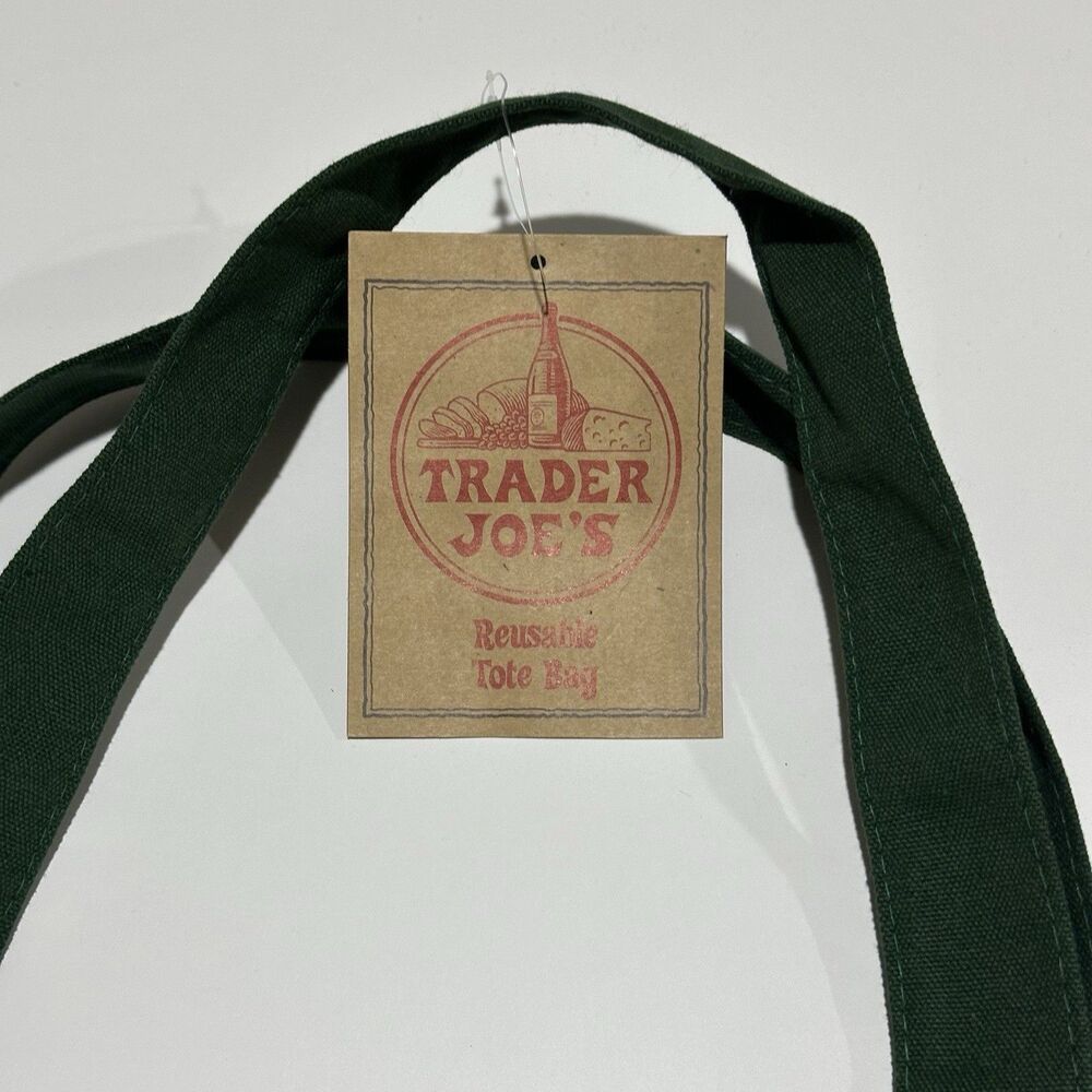 Trader Joe's Canvas Grocery Reusable Large Tote B… - image 4